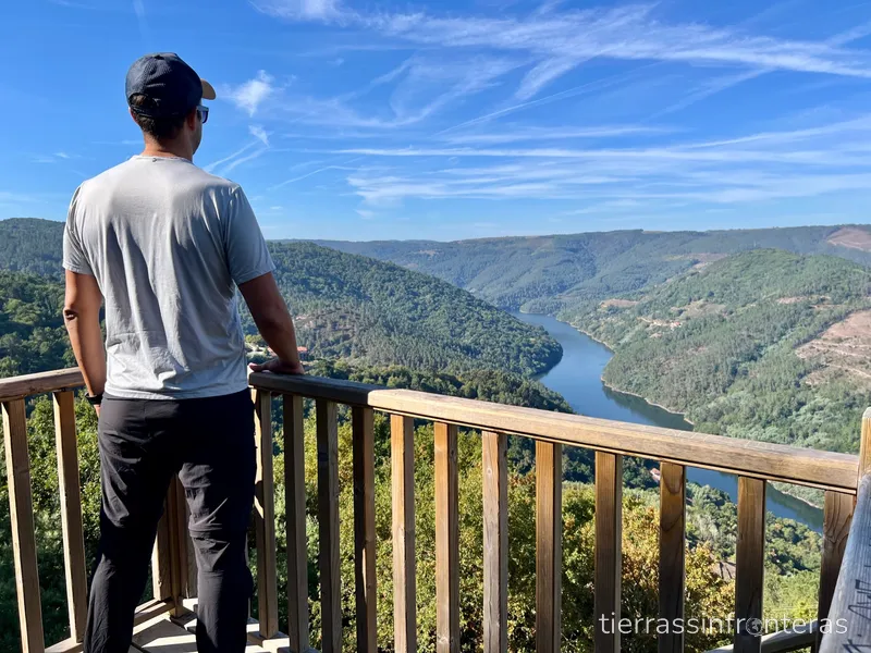 Vistas desde el cabo do mondo en mi ruta a la ribera sacra, en galicia